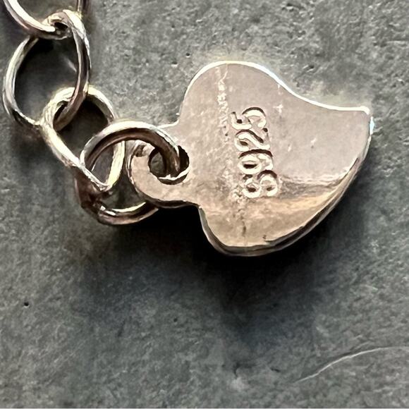 925 Sterling Silver Necklace & Earrings - Picture 6 of 7